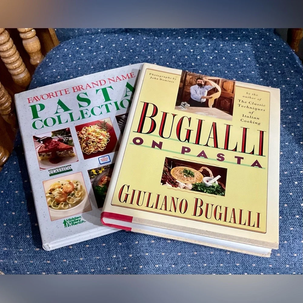 Favorite Brand Name Pasta Collection & Bugalli On Pasta 2 cookbooks